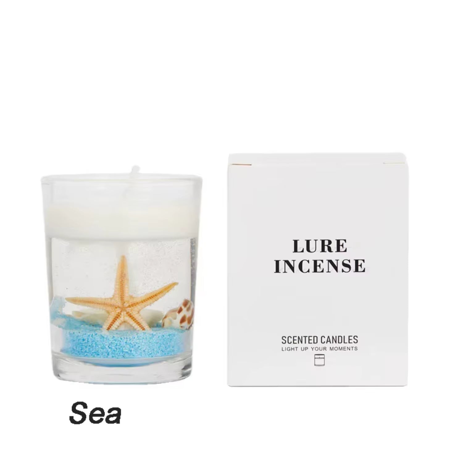 1Pcs Summer Sea Jelly Wax Scented Candle Birthday for Girl Women Fragrance Candles Decoration Floating Candle Wild One Candle