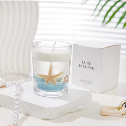 1Pcs Summer Sea Jelly Wax Scented Candle Birthday for Girl Women Fragrance Candles Decoration Floating Candle Wild One Candle